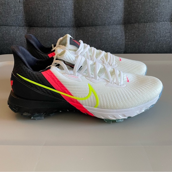 New Nike Air Zoom Infinity Tour White Volt Black Flash Crimson CT0540-103 Sz 11 - Picture 1 of 10